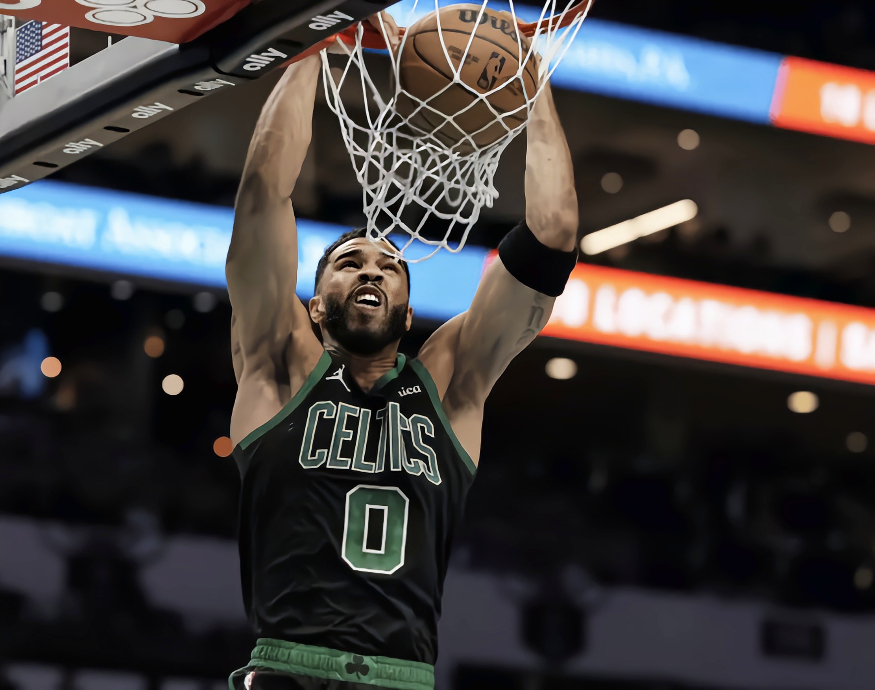 凯尔特人B队险胜美国男篮，乔治送出助攻